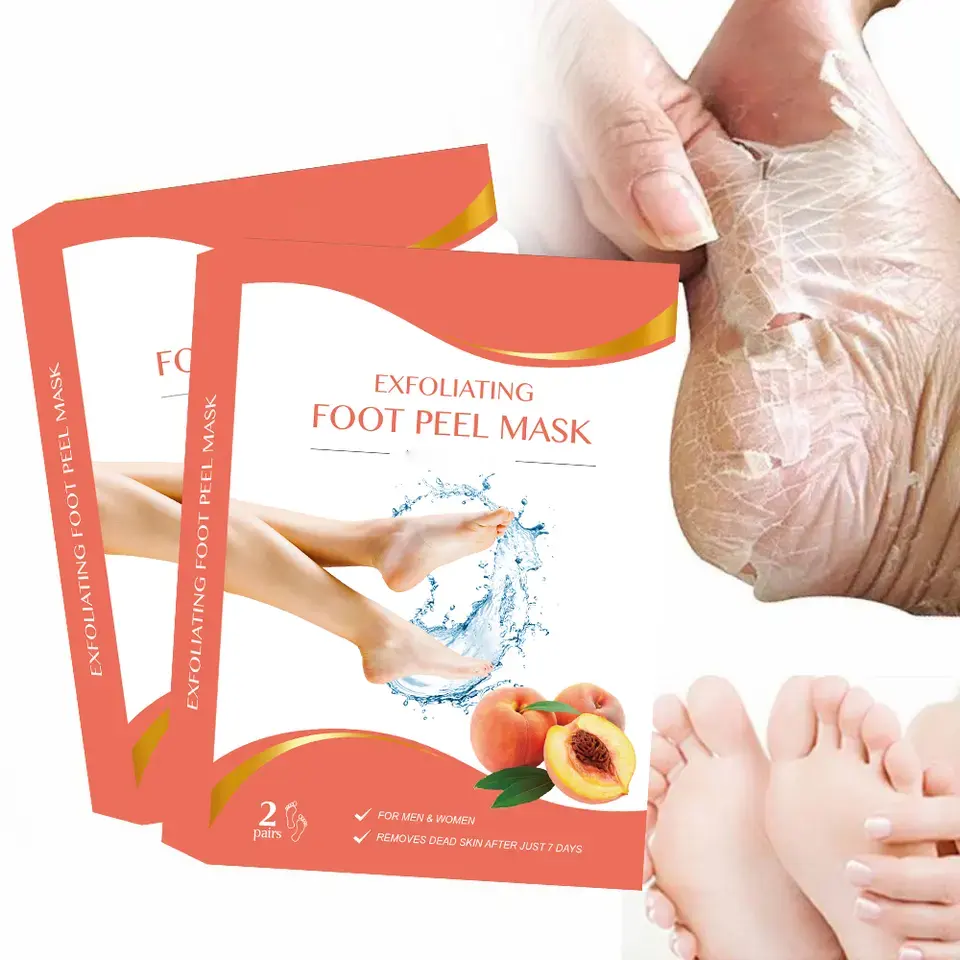 Foot Care Exfoliation Mask Organic Foot Peel Mask Peeling Nourishing Exfoliating Feet Mask