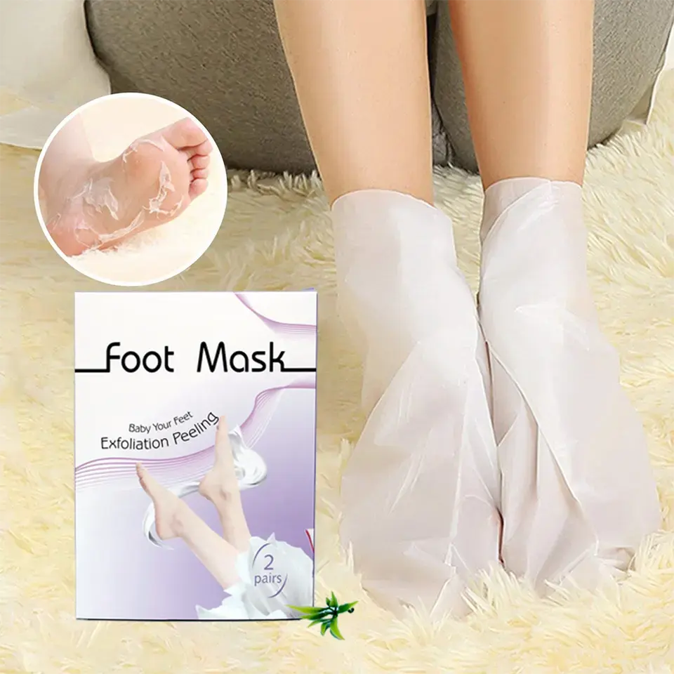 Hand and Feet Treatment Mask Remove Dead Skin Exfoliating Foot Mask Foot Care Organic Peeling Exfoliating Repair Foot Masks