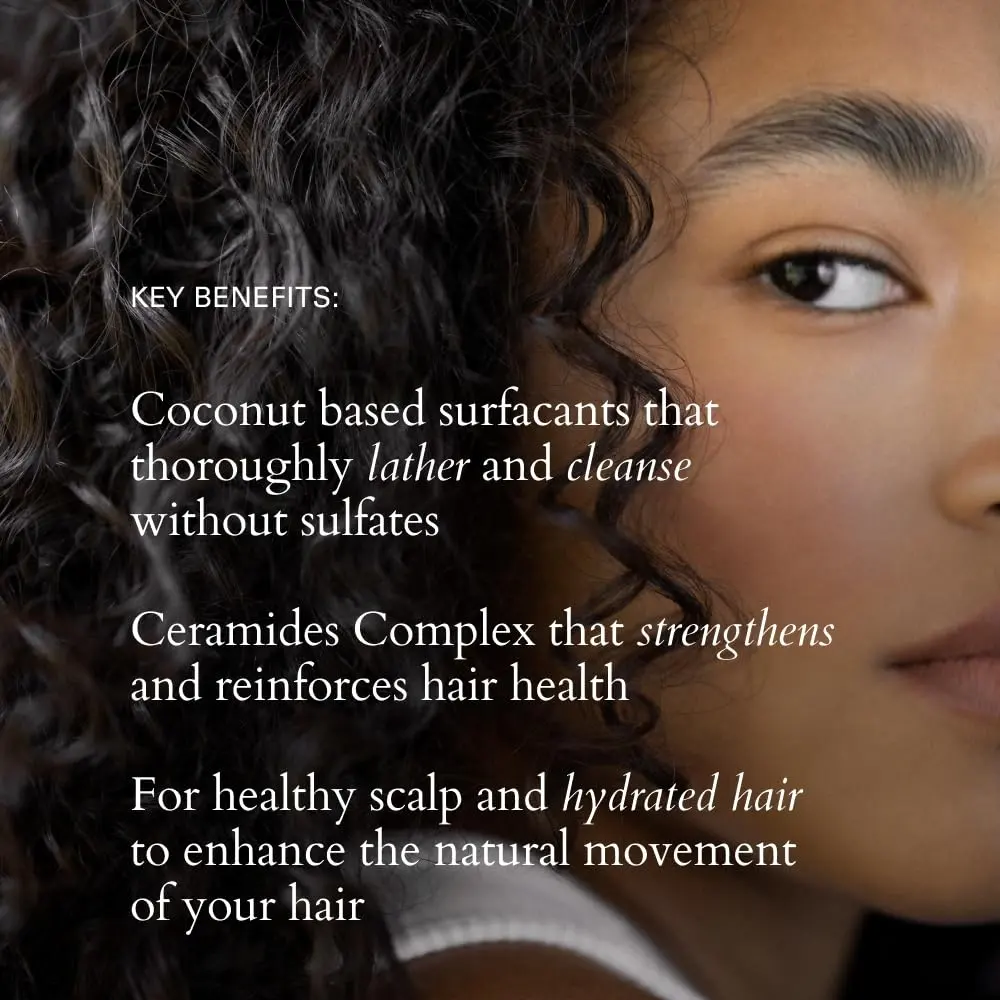 Hydrating & Cleansing for Healthy Hair| Vegan, Color-Safe, Free of Silicone, Sulfates, Paraben Free Natural Shampoo for All Hair