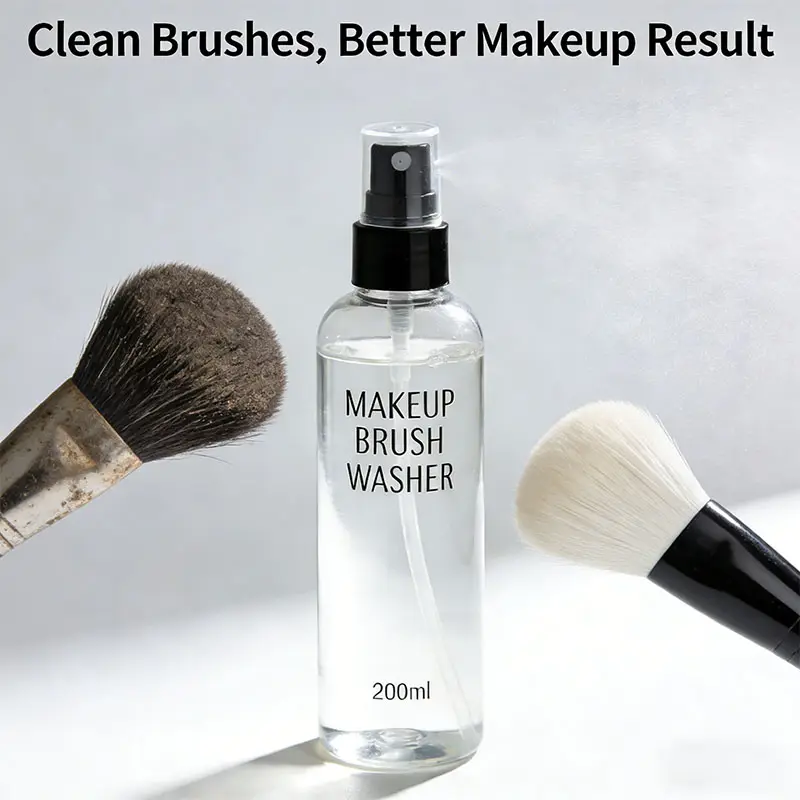 200ml Makeup Brush Washer Quick-Drying Gentle Cleaning Spray for Cosmetic Tools