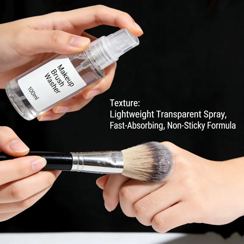 100ml Makeup Brush Washer Quick-drying Gentle Brush Cleaning Spray for Cosmetic Tools