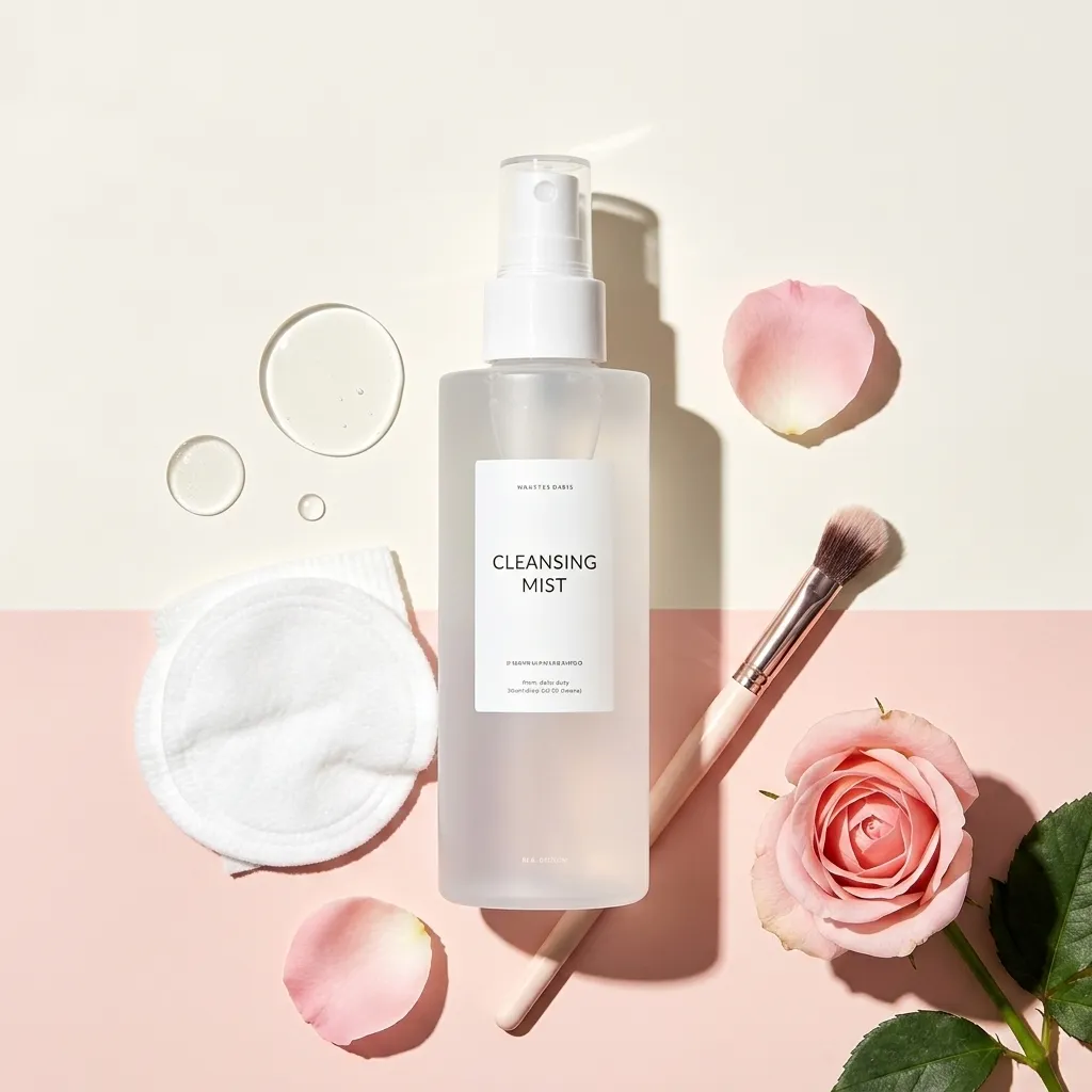Waterproof Makeup Remover Spray Removes All Types of Makeup and Adhesives, Extra Gentle for Sensitive Skin Makeup Remover Spray