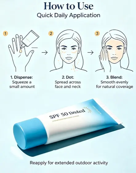 OEM Tinted Moisturizer SPF30 50 Light Coverage Skincare Foundation Sunscreen Non-Greasy Daily Tinted Lotion Glow Cream