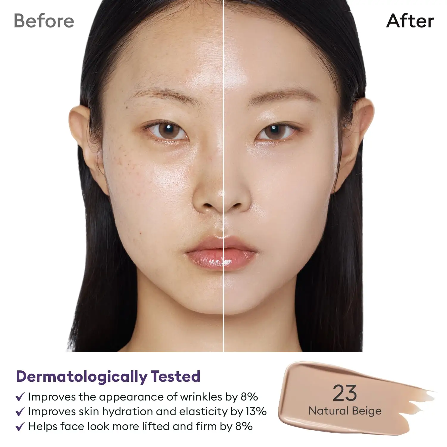 BB CC Creams No.23 Natural Beige -Light/Medium with Cool/Neutral Undertone SPF 42 PA +++ Tinted Moisturizer BB Cream Foundation