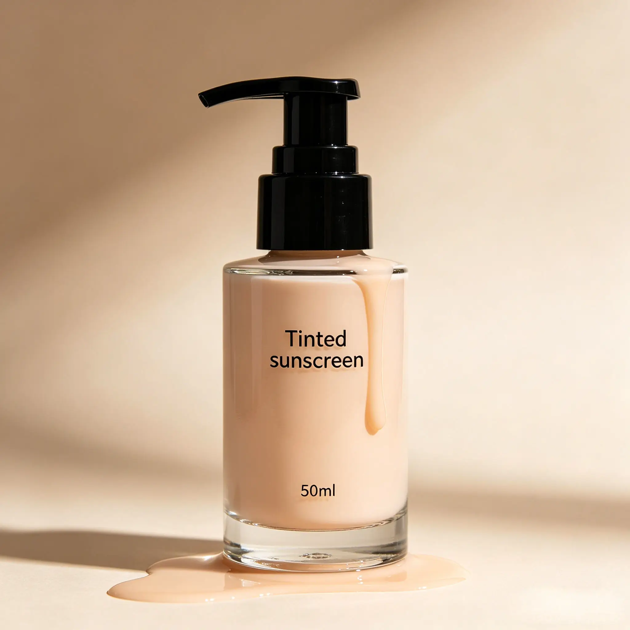 Tinted Sunscreen Light Coverage Tinted Face Moisturizer Private Label SPF Foundation Cream Oil Control Even Skin Tone