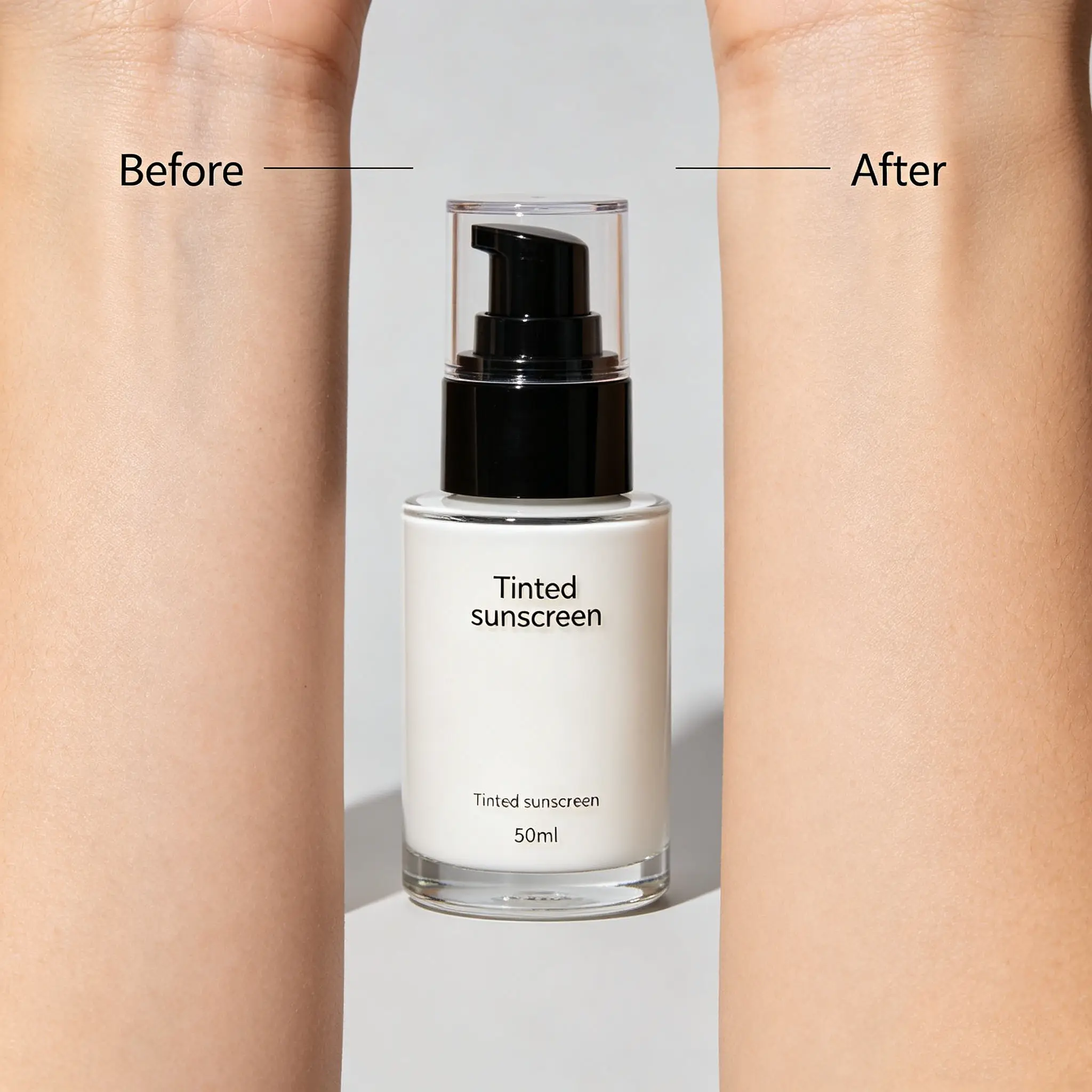 Tinted Sunscreen Light Coverage Tinted Face Moisturizer Private Label SPF Foundation Cream Oil Control Even Skin Tone