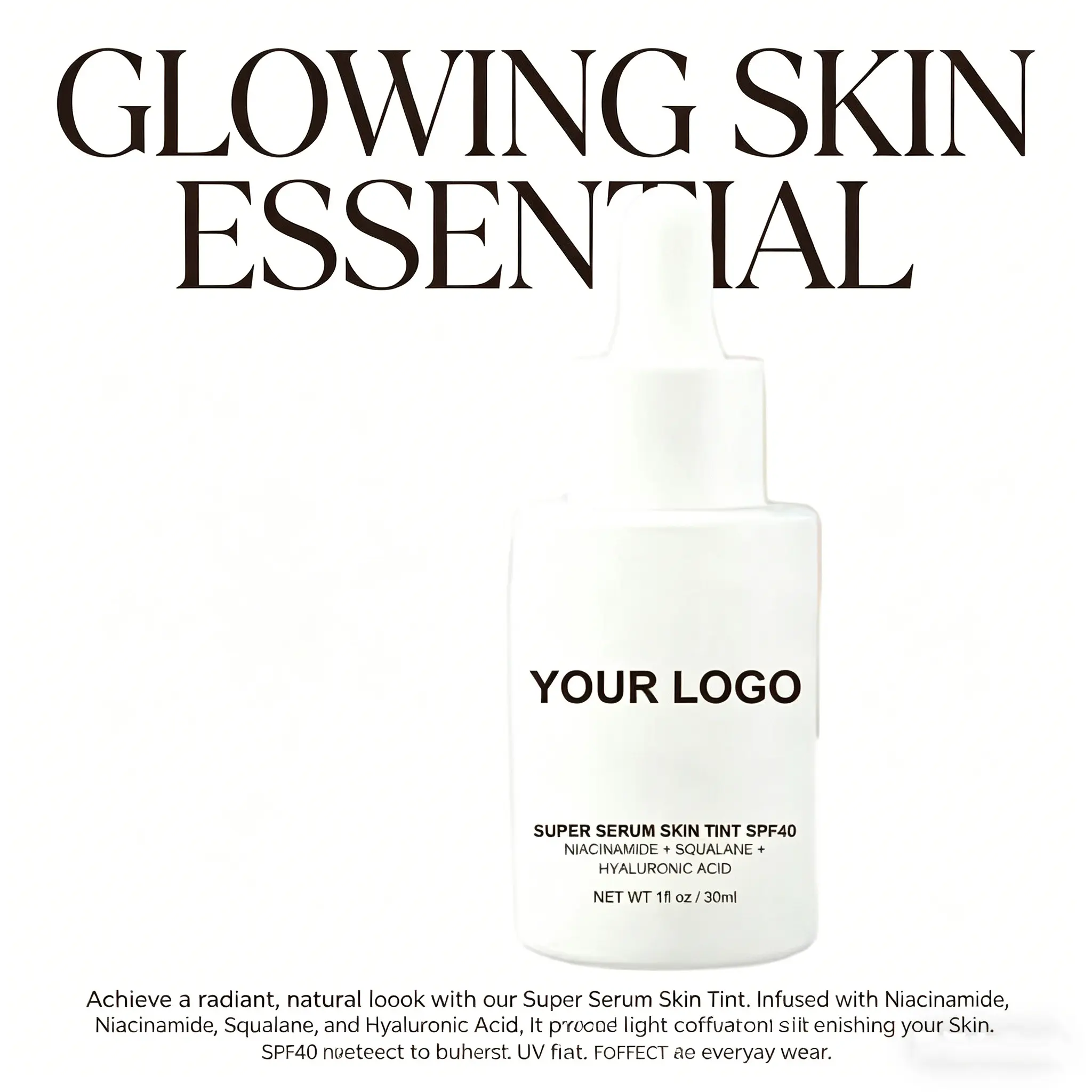 Wholesale 4-in-1 Primer SPF 40 Sunscreen Concealer Foundation Liquid Pores Lasting Private Label Moisturizing Skin Tint
