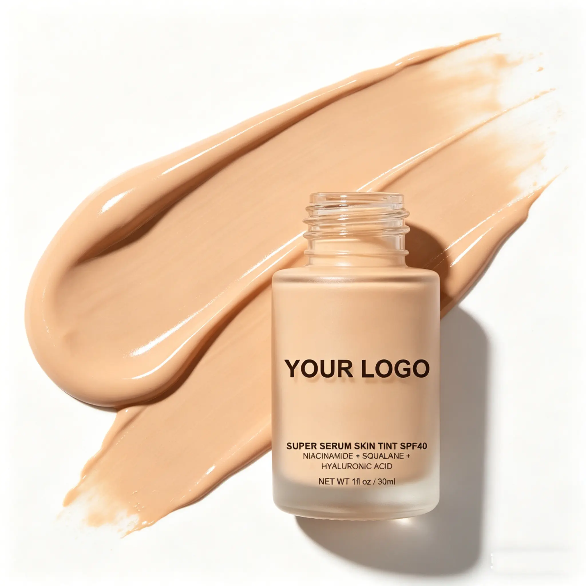 Wholesale 4-in-1 Primer SPF 40 Sunscreen Concealer Foundation Liquid Pores Lasting Private Label Moisturizing Skin Tint