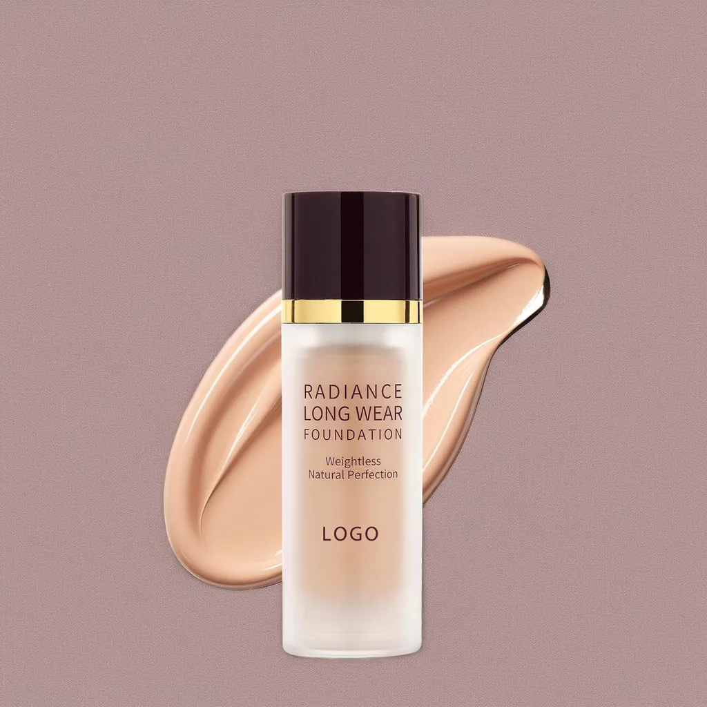 High Quality Private Label Whitening Liquid Foundation Waterproof Vegan Concealer Sunscreen for Dark Skin Tones Makeup