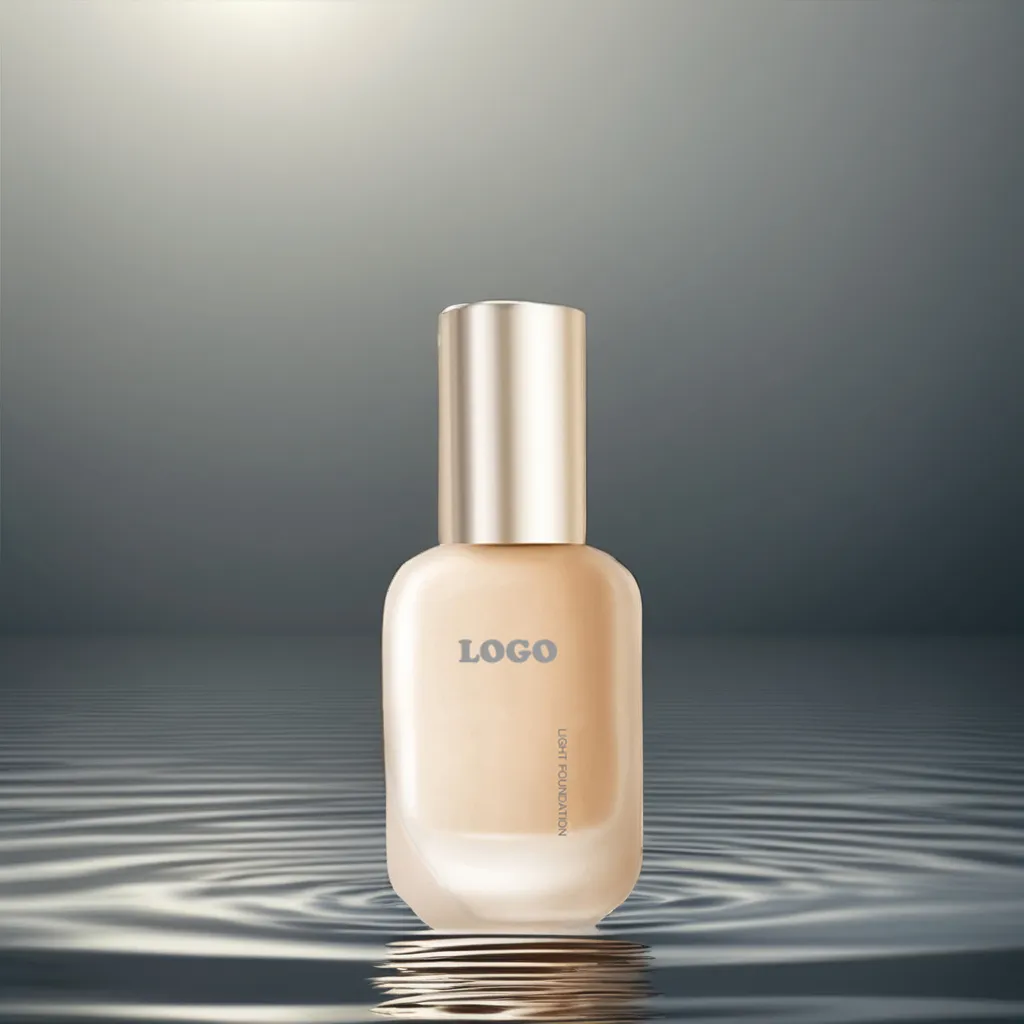 30ml Small Bottle Liquid Foundation Concealer Female Students Dry Oily Skin Moisturizing Oil Controlling Sunscreen Natural