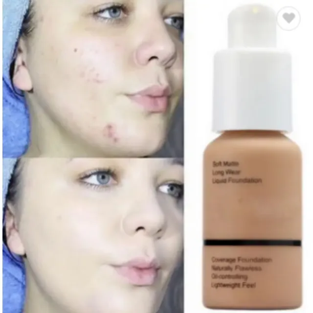 Wholesale Foundation Makeup Waterproof and Matte Private Label Waterproof Makeup Liquid Foundation