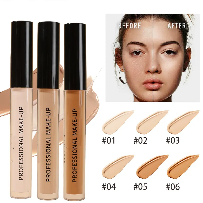 Own Brand 10ml Liquid Foundation Natural Mineral Concealer Waterproof Sunscreen All-In-One Whitening Brightening Pore Makeup
