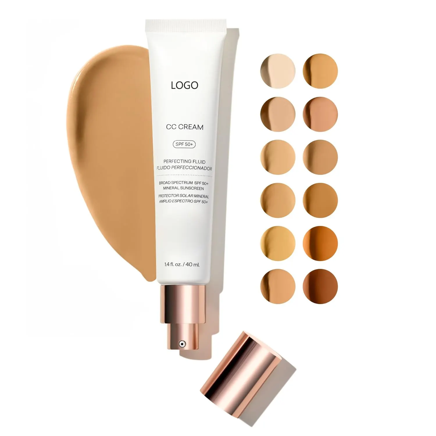 Adult Female Natural Mineral Makeup Cream CC Cream with SPF Beauty Products Centella Concealer Liquid Foundation BB CC Creams