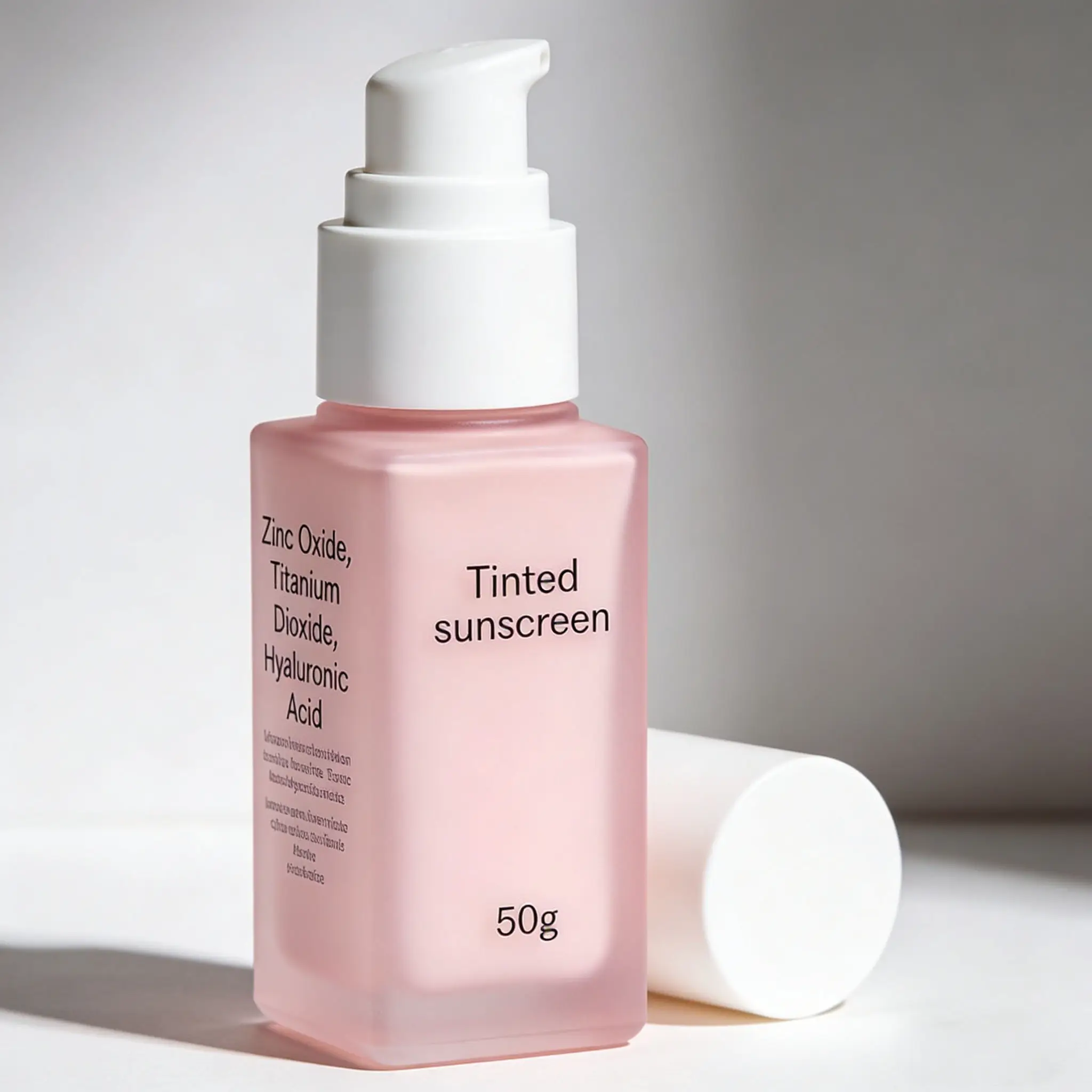 Long Lasting Moisturizing Tinted Sunscreen Lotion SPF50+ Face Makeup Sunscreen Cream