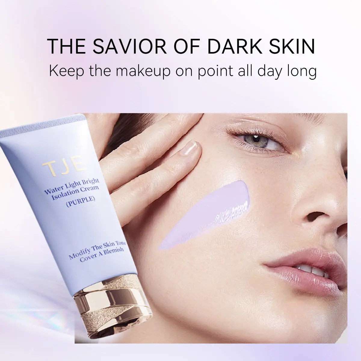 Hydra-Radiant Primer (Purple) Natural Cream Niacinamide Alpha-Arbutin Pore-Concealing All Skin Types Day Use Pre-Makeup