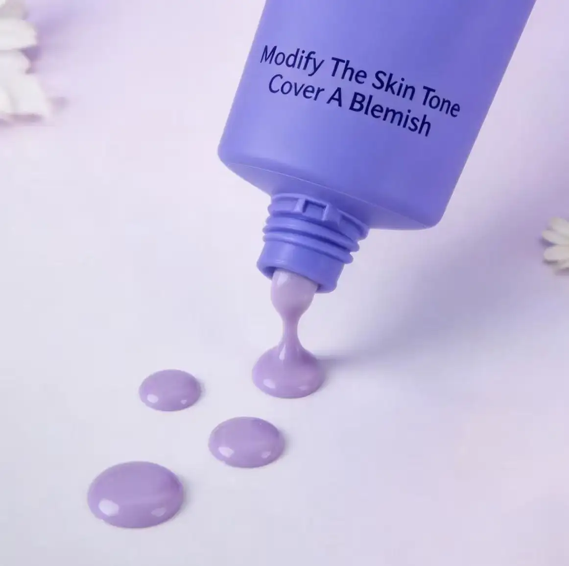 Natural Frost Purple Water-Light Effect Containing Niacinamide Alpha-Arbutin Cream Makeup Primer Moisturizer for All Skin Types