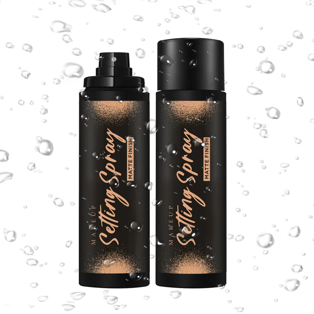 Cosmetics All Day Wear Long Lasting Matte Finish Makeup Primer and Mist Finishing Setting Spray Fix Waterproof for Oily Skin