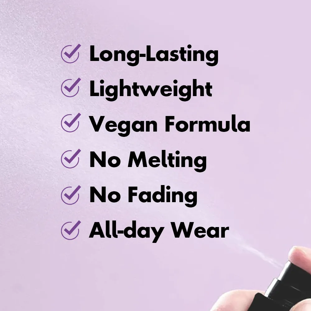 Cosmetics All Day Wear Long Lasting Matte Finish Makeup Primer and Mist Finishing Setting Spray Fix Waterproof for Oily Skin