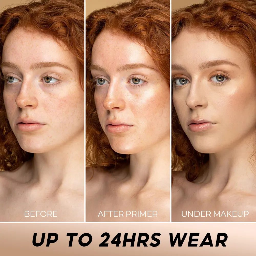 Vegan Primer Face Serum Korean Cosmetics Hydrating Glowing Pore Minimizer Primer Makeup Base Face Primer Sunscreen Spf 30