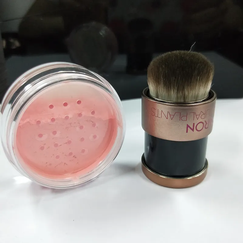 Factory Wholesale Chemical-Based Waterproof Oil Control Blusher for Face Cheek Makeup Fair Skin Loose Powder Pink