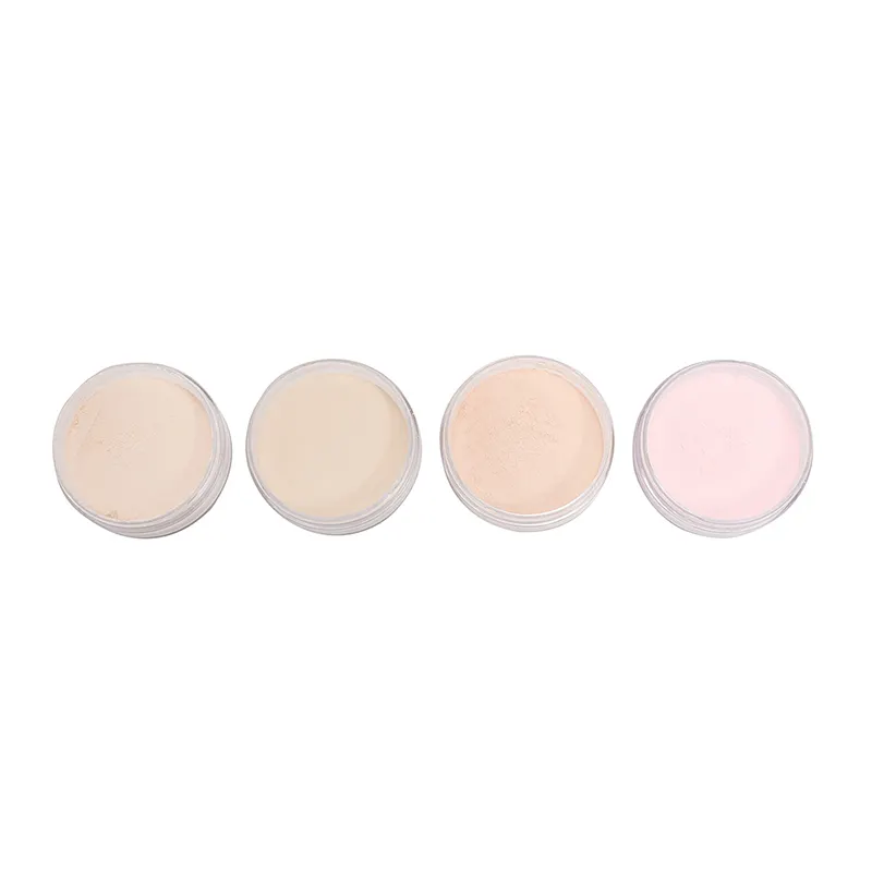 4 Colors Mineral Professional Wholesale Makeup Concealer Waterproof Loose Setting Powder Natural All Skin Type Loose Powder