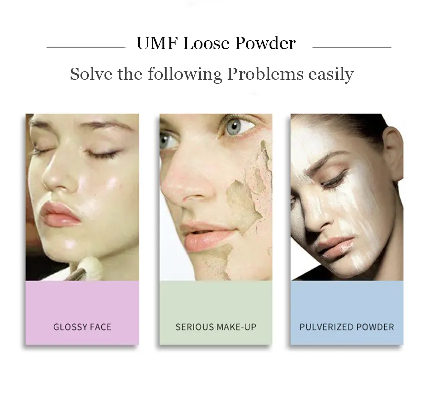 Custom Brand Cosmetics Oil Control Highlighter Loose Powder Private Label Makeup Loose Glitter Shimmer Powder
