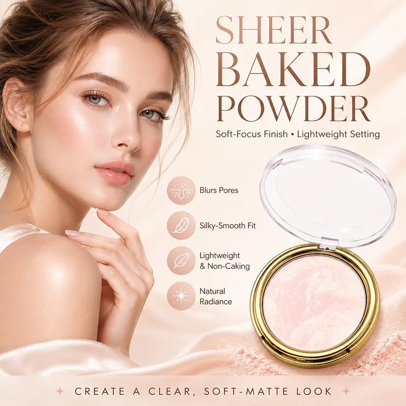 Custom Pressed Powder OEM Cosmetics Manufacturer High-quality Waterproof Oil-control Concealer Highlighter Private Label