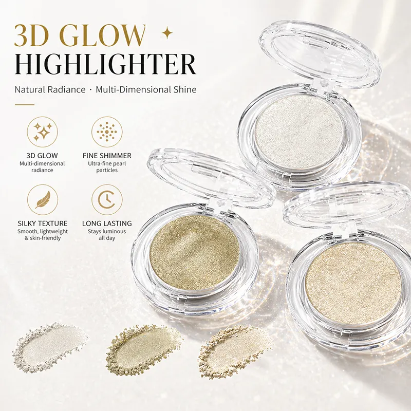Custom Highlighter Palette OEM Cosmetics Cleaning Formula Manufacturer Wholesale Custom Highlighter Powder Private Label
