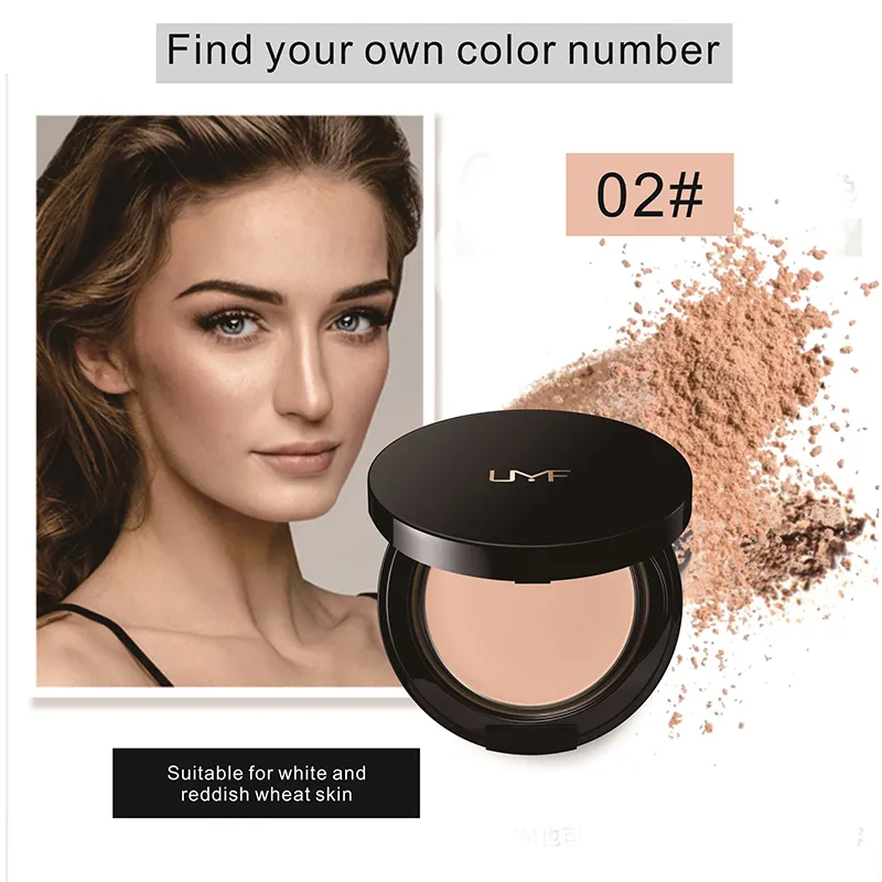 Custom Face Makeup Pressed Powder Compact Case Foundation OEM ODM Waterproof Private Label Cosmetics