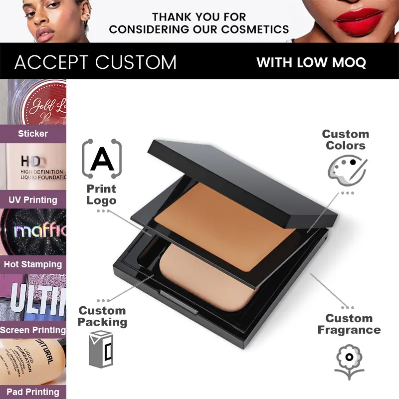 Oil Control Long Lasting Face Compact Powderl Setting Powder Long Lasting for All Skin New Design Wholesale Setting Powder