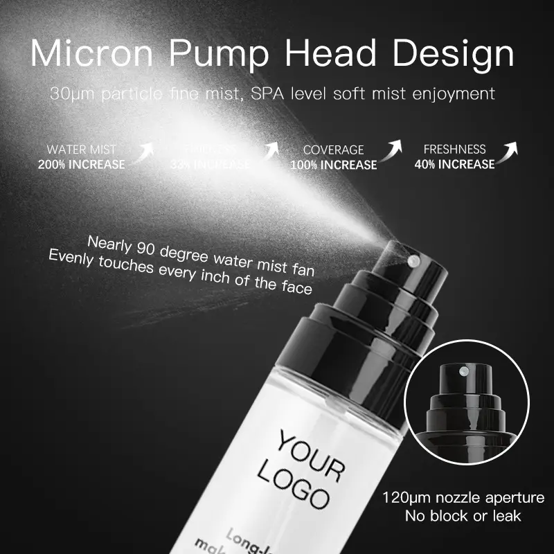Best Waterproof Face Makeup Finish Fixing and Setting Spray Low Price High Quality Makeup Private Label Setting Spray