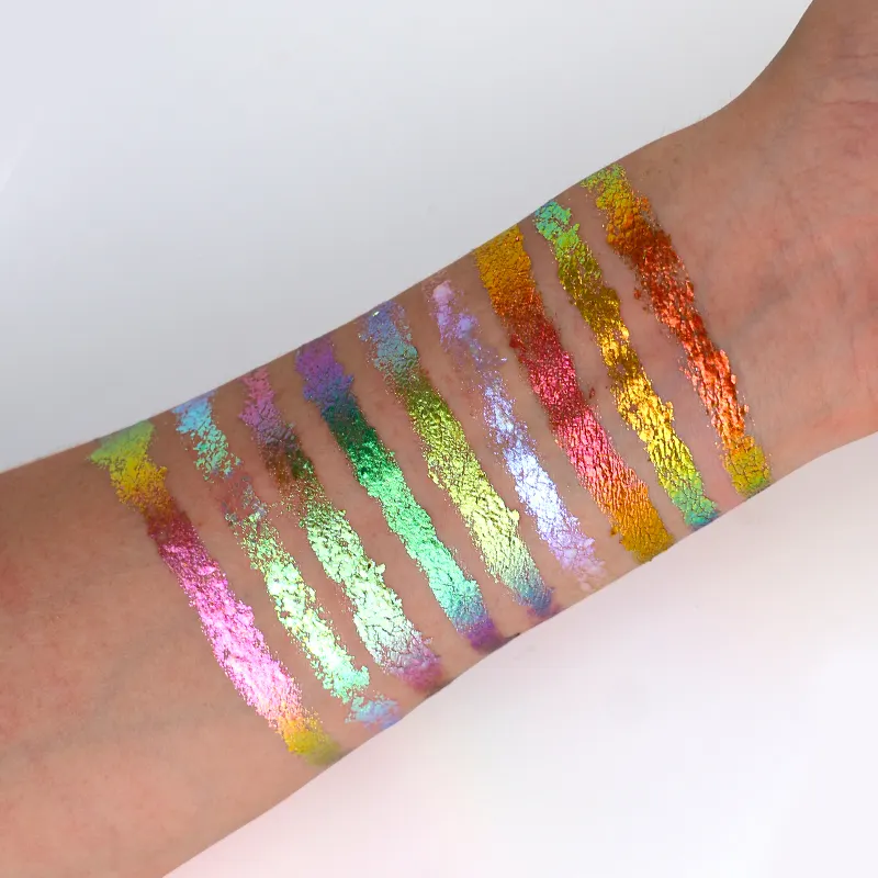 Manufacturer Holographic Eyeshadow Duochrome Flake Gel Chameleon Eye Shadow Cream Flakes