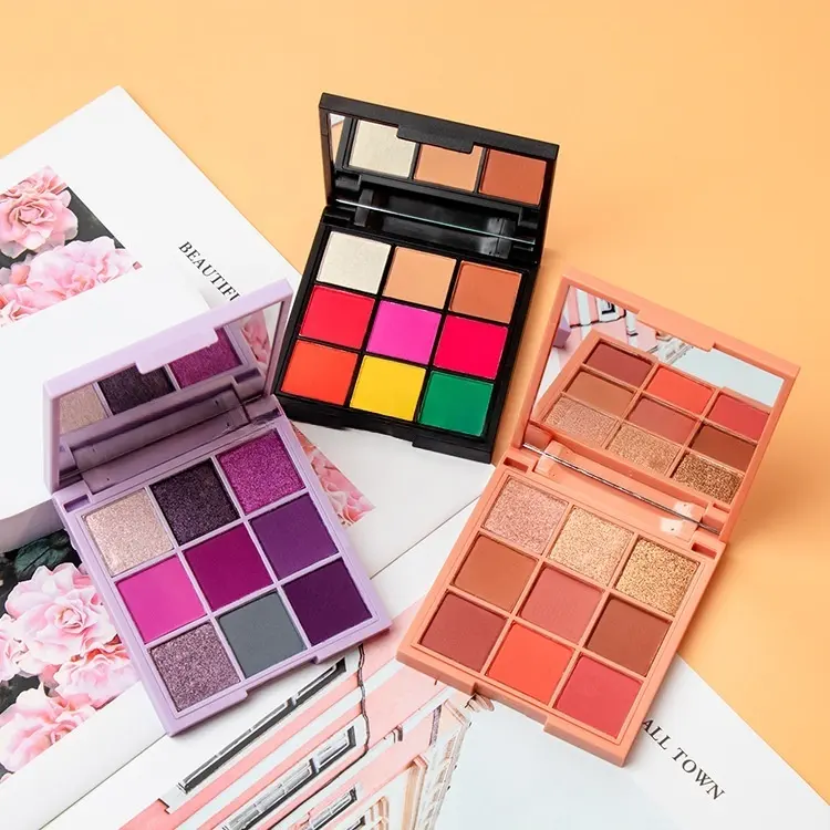 Custom High Quality Makeup Long Lasting Wholesale Makeup Eyeshadow Palette Cosmetics Eye Shadow Palette