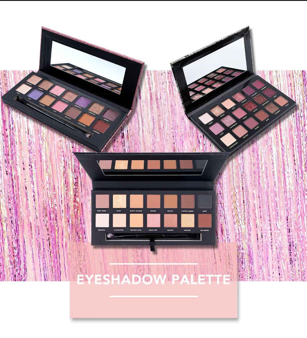 Eyeshadow Palette Private Label Brand Wholesale Vegan Shimmer Dry Eye Shadow Long Lasting Waterproof Powder for Fair Light Skin