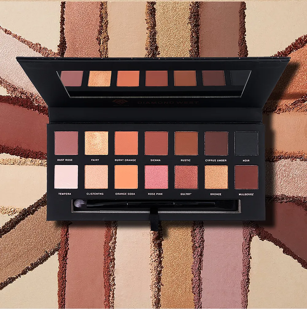 Eyeshadow Palette Private Label Brand Wholesale Vegan Shimmer Dry Eye Shadow Long Lasting Waterproof Powder for Fair Light Skin
