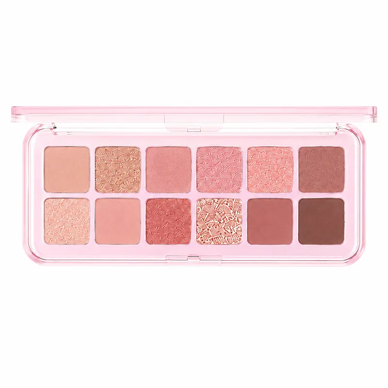 Custom Eyeshadow Palette OEM Cosmetics High-end Brand Contract Manufacturer 12-color Matte Eyeshadow Palette Private Label