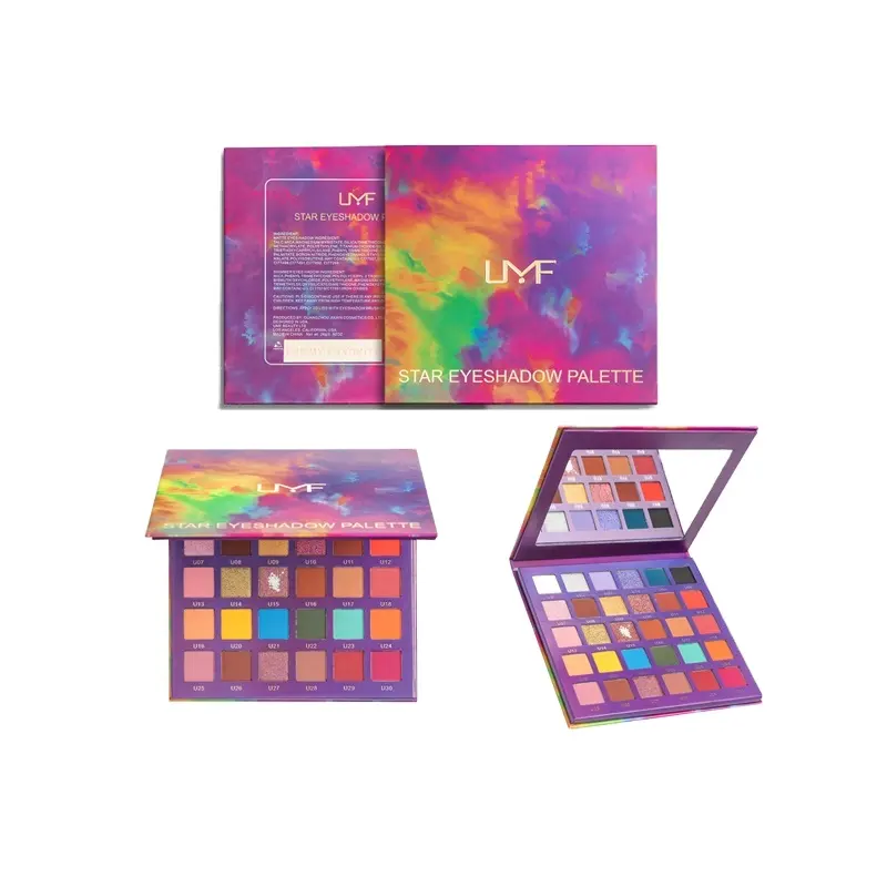 Wholesale OEM Cosmetics Manufacturer Colorful Custom Dark Shimmer Smoky Matte Waterproof Long Lasting 30g Chemical Powder Eye