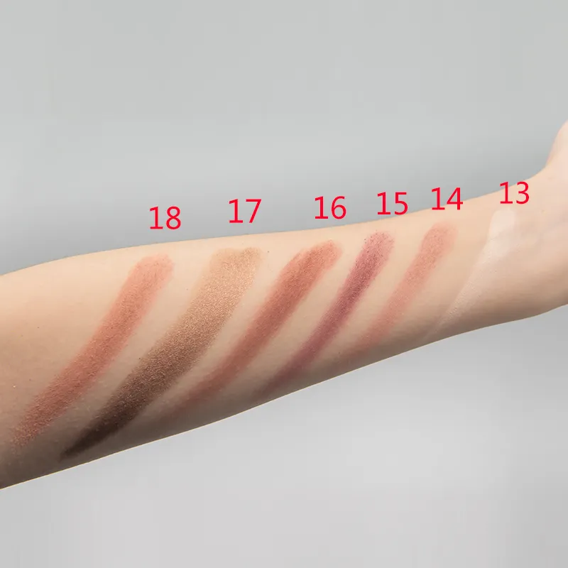 Factory Wholesale Cheap Vegan Shimmer Waterproof Long Lasting Multi-color Dark Powder Eyeshadow Palette Private Label