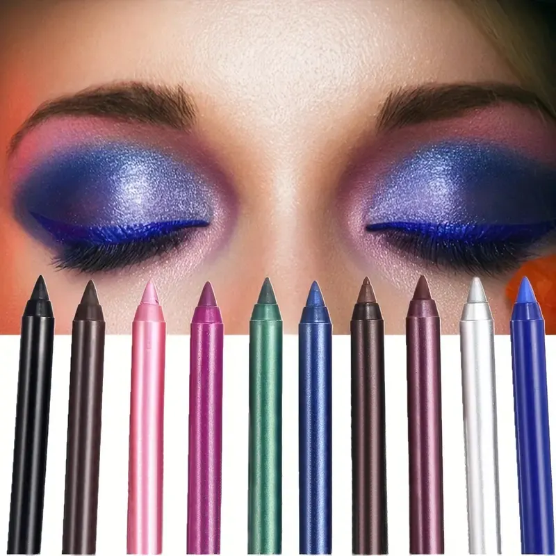 Custom Eyeliner Pencil OEM Wholesale Makeup Eyeshadow Halloween Coloring Multi-color Eyeliner Private Labeling