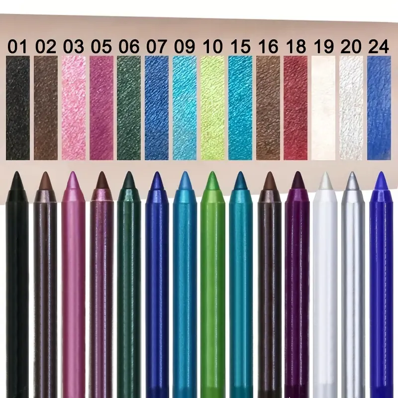 Custom Eyeliner Pencil OEM Wholesale Makeup Eyeshadow Halloween Coloring Multi-color Eyeliner Private Labeling