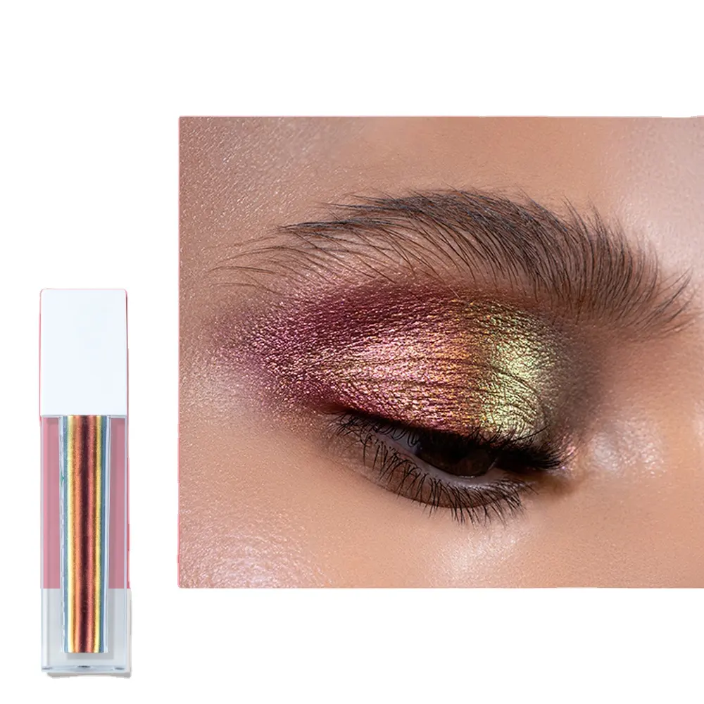 Chameleon Glitter Vegan Pigment DuoChrome Eyeshadow Private Label OEM ODM Duochrome Powder Shimmer Metallic Waterproof Long