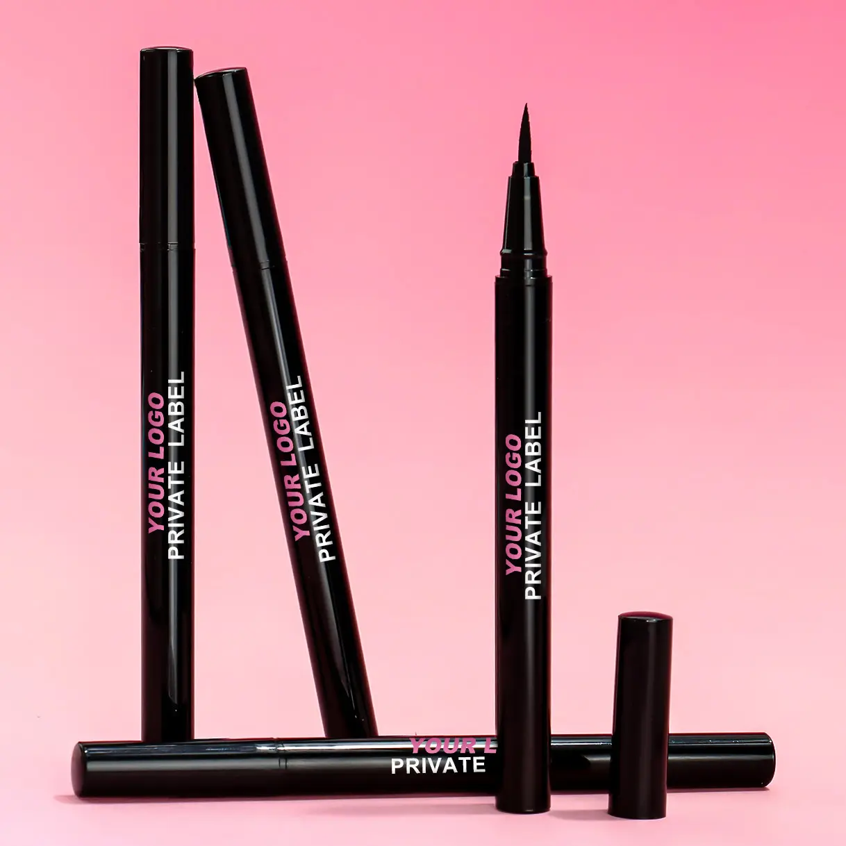 Wholesale Waterproof 24 Hours Long Lasting Quick Drying Smudge Proof Sweatproof Rich Black Very Liquid Eyeliner