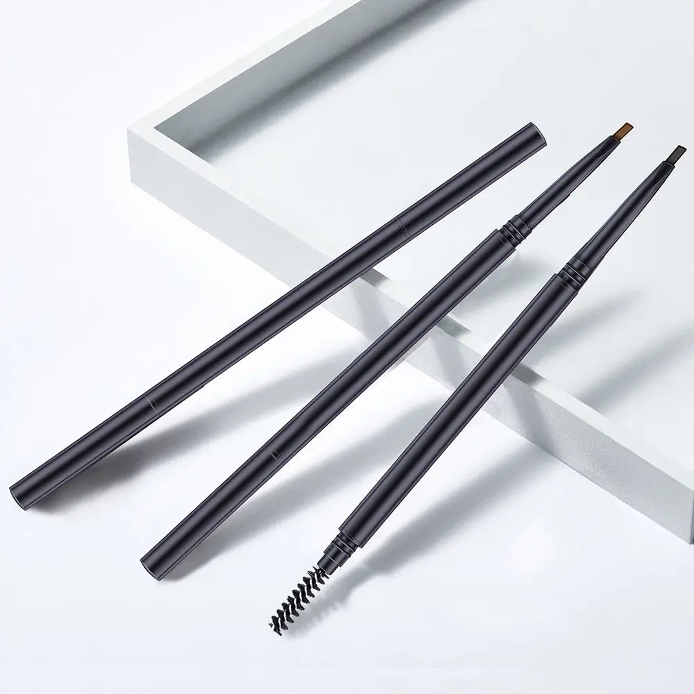Luxury Makeup Waterproof Double Head Eyeliner Pencil Private Label 2 in 1 Eyeliner Eyebrow Eyeliner Pencil