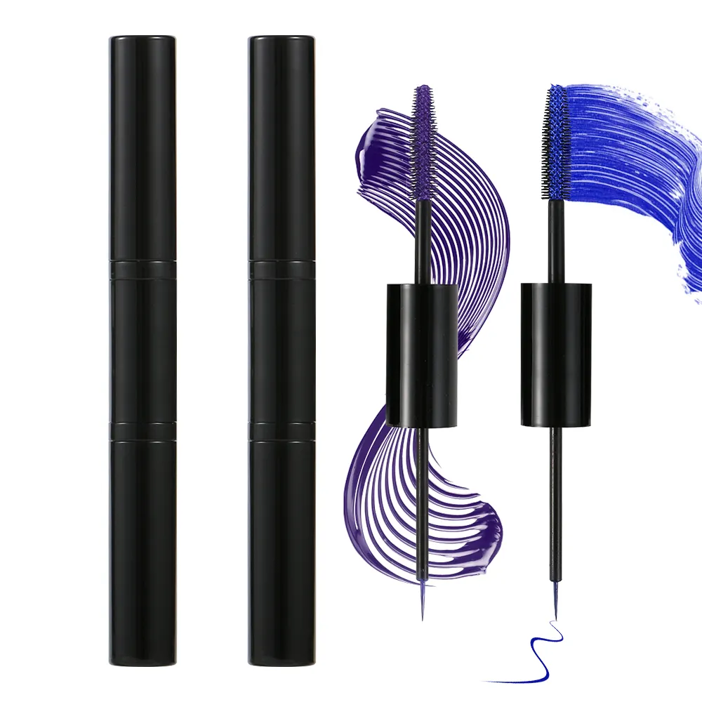 Custom Logo Private Label High Pigment 2-in-1 Matte Long Lasting Wholesale Custom 2 in 1 Eyeliner Pencil