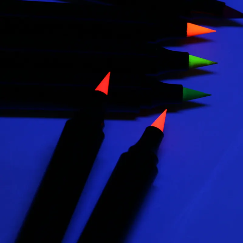 High Quality 2 in 1 UV Color Liquid Eyeliner Pen Label Multi Colored Waterproof Eye Liner Pencil Makeup Low Moq
