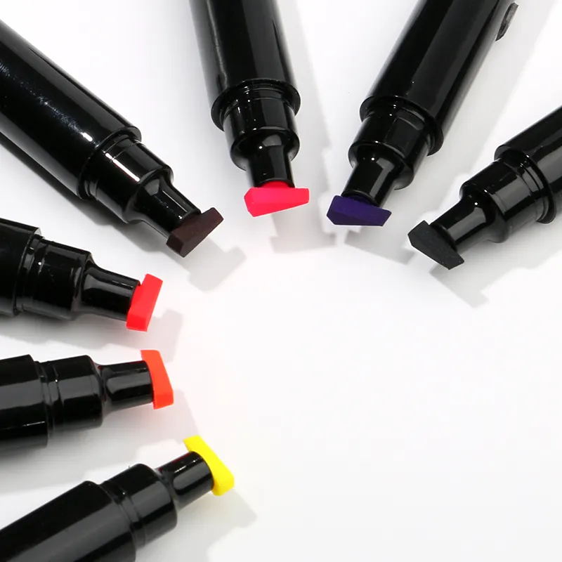 High Quality 2 in 1 UV Color Liquid Eyeliner Pen Label Multi Colored Waterproof Eye Liner Pencil Makeup Low Moq