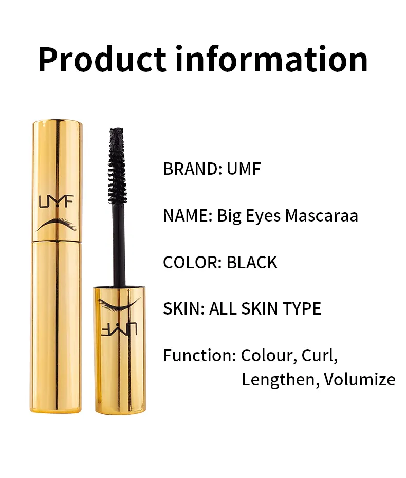 Custom Mineral Waterproof 4D Fiber Tubing for Long Lasting Curl OEM Private Label Makeup