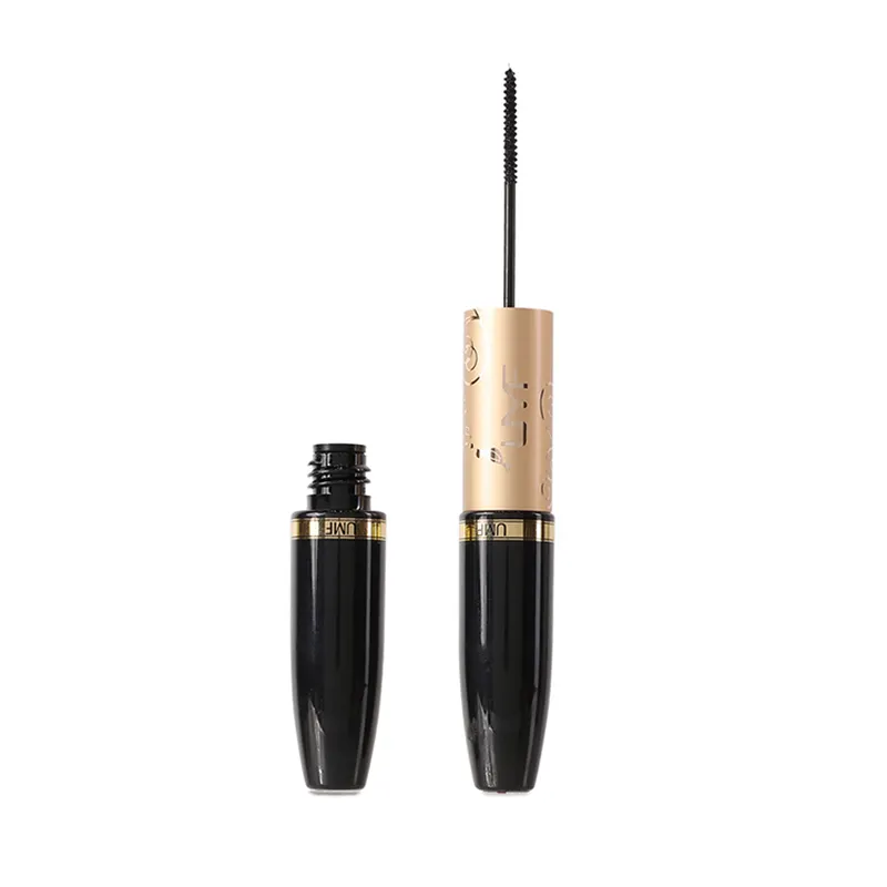 Custom Double Head Mascara Tubing OEM Waterproof with Mascara Brushes 4D Silk Fiber Mascara Private Label