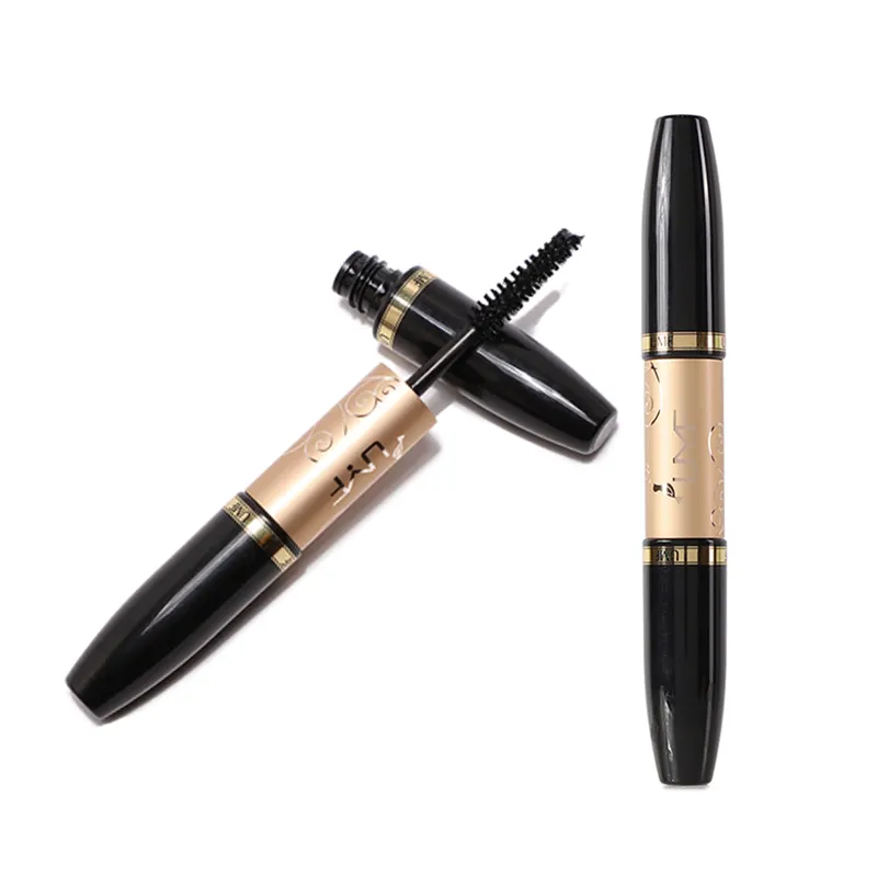 Custom Double Head Mascara Tubing OEM Waterproof with Mascara Brushes 4D Silk Fiber Mascara Private Label detail