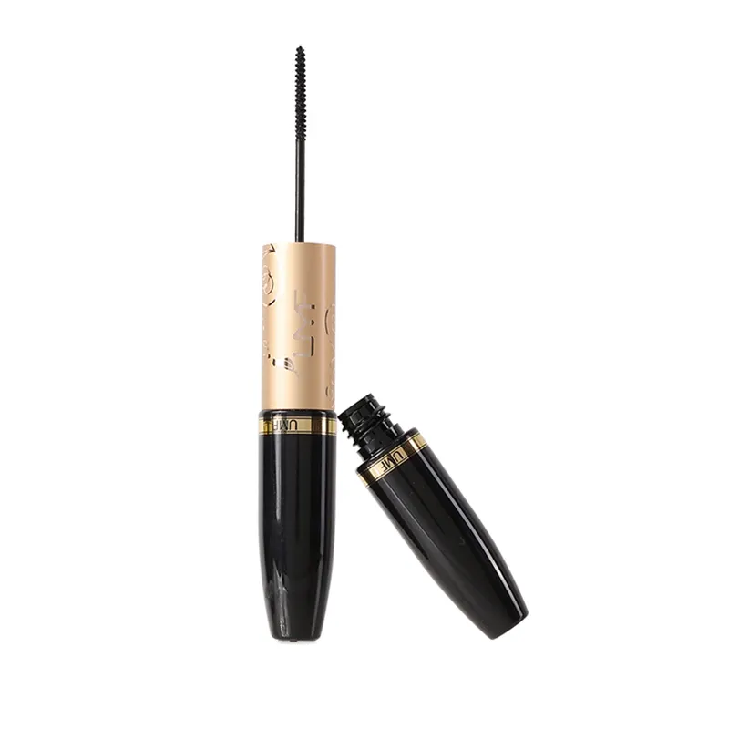 Custom Double Head Mascara Tubing OEM Waterproof with Mascara Brushes 4D Silk Fiber Mascara Private Label